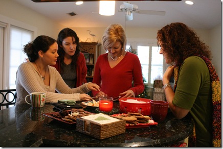 looking at ultrasound pics