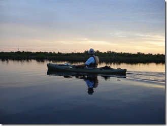 Mark kayaking