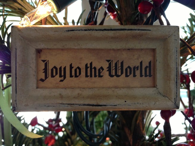 joy to the world